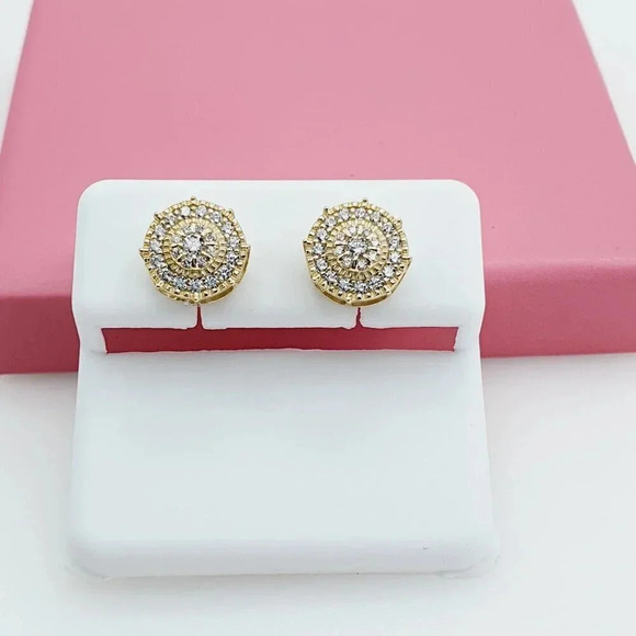 - "925 Sterling Silver Cubic Zirconia Earrings, U19254635 - Picture 7 of 11